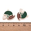 Alloy Enamel Pendants ENAM-T025-02G-19B-3