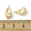 Rack Plating Brass Micro Pave Clear Cubic Zirconia Box Clasps KK-U052-18G-3