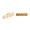304 Stainless Steel Ribbon Crimp Ends STAS-P249-29B-G-2