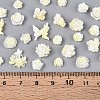 Luminous Flower Resin Cabochons CRES-T025-10E-3