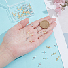 50Pcs 2 Colors Brass Connector Charms KK-PH0013-50-3