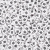500Pcs Acrylic Beads SACR-TA0001-55R-2