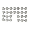 26Pcs Anti-Tarnish 304 Stainless Steel Beads STAS-L082-019-P-1