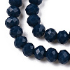 Opaque Solid Color Glass Beads Strands EGLA-A034-P10mm-D16-3
