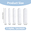 5Pcs Acrylic Rulers TOOL-WH0155-230-2