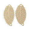 Rack Plating Brass Filigree Connector Charms KKC-D001-07KCG-1