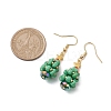GLass Dangle Earrings EJEW-TA00440-02-3