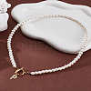 1Pc Brass Clear Cubic Zirconia Letter Pendant Necklaces NJEW-LP0001-32P-3
