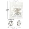 Brass Rhinestone Spacer Beads RB-YW0001-04C-01S-4