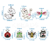 Craftdady Alloy Enamel Pendants ENAM-CD0001-01-9