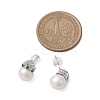 Natural Pearl Ear Studs EJEW-P286-38P-3