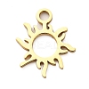 304 Stainless Steel Pendants STAS-M117-01A-G-1