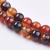 Natural Agate Bead Strands G-R173-4mm-05-3