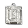 Anti-Tarnish 304 Stainless Steel Pendants STAS-U033-01P-D-1