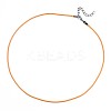 Waxed Cotton Cord Necklace Making LS-MAK-S034-023-2