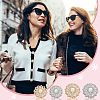 24Pcs 4 Style Zinc Alloy Rhinestone Shank Buttons FIND-FG0002-91-6