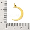 304 Stainless Steel Micro Pave Cubic Zirconia Pendants STAS-Z096-01G-03-3