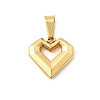 304 Stainless Steel Pendants STAS-C163-01B-G-1