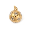 304 Stainless Steel Micro Pave Cubic Zirconia Pendants LS-STAS-D305-02G-B-1