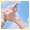 2Pcs 925 Sterling Silver Spring Gate Rings STER-SC0001-56-6