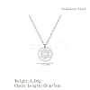 Stylish 304 Stainless Steel Star of David Pendant Necklace for Women's Daily Wear LS-NW9851-2-2