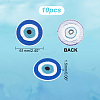 Evil Eye Pattern Cloth Computerized Embroidery Iron On/Sew On Patches PATC-WH0011-14-2