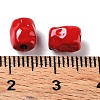 Spray Painted Alloy Bead PALLOY-H134-40-2