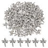 100Pcs Tibetan Style Dragonfly Alloy Pendants TIBEP-LP0001-06-1