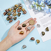 32Pcs 4 Colors Tibetan Style Alloy Bead Cones FIND-DC0003-96-3
