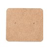 Blank Kraft Paper Earring Display Cards X1-CDIS-G005-05-2