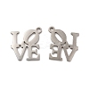 Non-Tarnish 201 Stainless Steel Pendants STAS-K251-060P-1