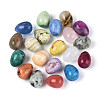 Natural & Synthetic Gemstone Egg Display Decorations G-N353-09-1