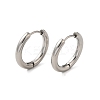 Tarnish Resistant 304 Stainless Steel Hoop Earrings EJEW-P177-P-22-1