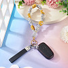 Cotton Braided Flower Pendant Decorations AJEW-TAC0030-032G-12-5