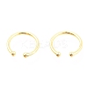925 Sterling Silver Cuff Earrings EJEW-H124-06G-1