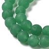 Natural Dyed Jade Beads Strands G-M402-B01-03-3