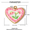 Handmade Porcelain Pendants PR-OY001-04G-2