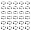 304 Stainless Steel Double Loops Keychain Rings FIND-DR0001-35B-1