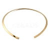 PVD Vacuum Plating 202 Stainless Steel Wire Choker Necklace NJEW-H011-07G-01-1