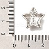 Rack Plating Brass Micro Pave Cubic Zirconia Pendants KK-I722-05P-I-3