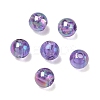 Eco-Friendly Transparent Acrylic Beads PL732-10-2