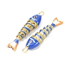 Rack Plating Brass Pendants KK-A268-05G-C06-4