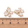 Brass with Cubic Zirconia Pendants ZIRC-L105-07G-3