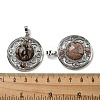 Natural Rhodonite Pendants G-Q158-03B-3