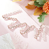 1 Yard Crystal Hotfix Rhinestone Bridal Belt Trim Chain DIY-FG0004-44B-5
