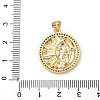 Brass Micro Pave Cubic Zirconia Pendants KK-D426-22A-G-3