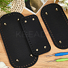 3Pcs 3 Styles PU Leather Knitting Crochet Bags Nail Bottom Shaper Pad DIY-CL0002-15-7