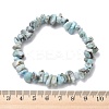 Natural Larimar Chip Beads Stretch Bracelets for Men Women BJEW-C145-01A-5