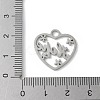 304 Stainless Steel Pendants STAS-E501-08P-3