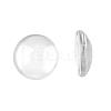 Transparent Glass Cabochons X-GGLA-R026-12mm-1